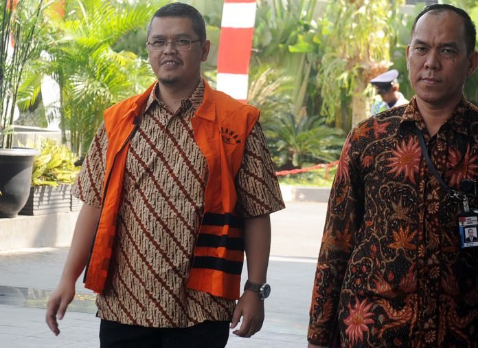 Pemeriksaan Lanjutan Tersangka Yudi Widiana di KPK