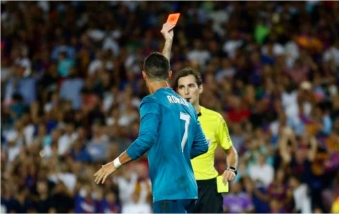 Kartu-merah-Ronaldo-vs-Barcelona