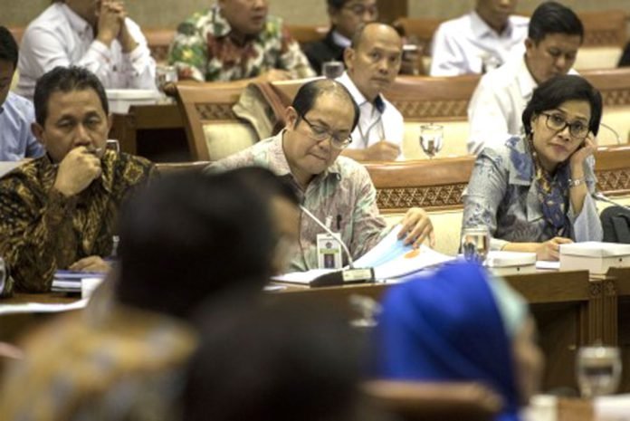Menkeu Rapat kerja dengan DPR
