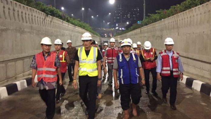 Sandiaga Uno Pantau Underpass Matraman