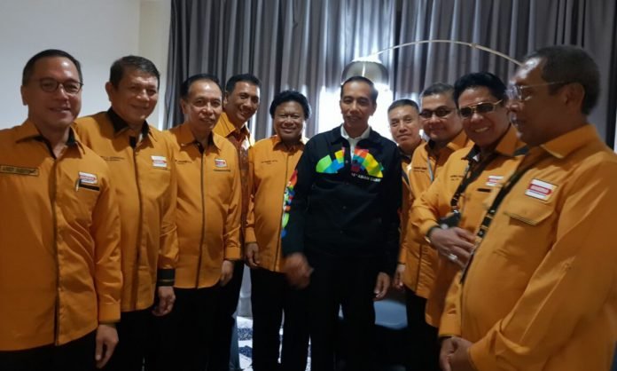 Jokowi bertemu DPP Hanura