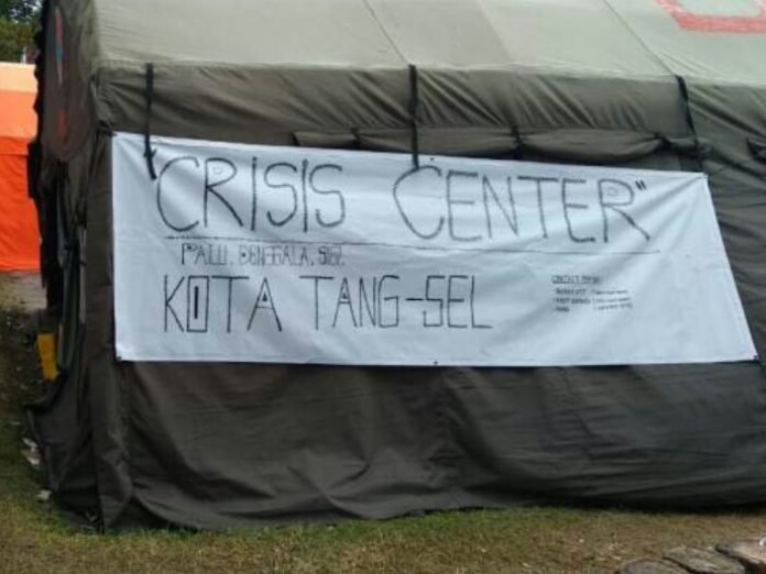 RELAWAN TANGSEL BUKA POSKO CRISIS DI PALU