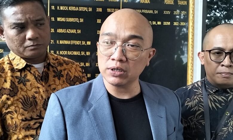 Bhaskara Nainggolan, kuasa hukum AG (Bandung TV/ Budi Hartati)